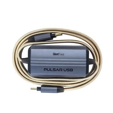 Silent Power Pulsar USB (1.0m)(サイレントパワー)(USBコンディショナー)(アクティブUSBケーブル)(ノイズフィルター)(USB-C to C)(10Gbps)(ホームオーディオ)(DTM)(SLP-PULSAR-USB)