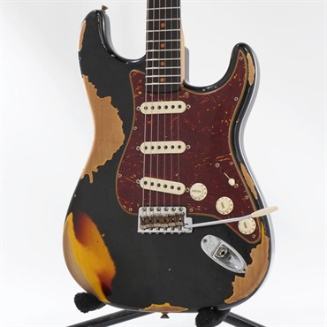 Fender Custom Shop USED 中古 2021 Limited Edition 1961 Stratocaster Heavy Relic Aged Black over 3-Tone Sunburst Roasted Maple Neck 2023 [SN. CZ566964]