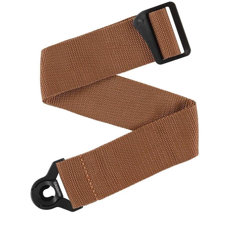 Auto Lock Polypro Guitar Strap［PWSAL409/50MM POLY Autolock Strap， BR］の商品画像