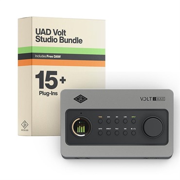 Universal Audio Volt2 Max - ユニバーサルオーディオ オーディオインターフェイス USB typeC搭載 10in 4out DSP内蔵 ループバック搭載 デジタル制御プリアンプ コンプレッサー内蔵 32bit 192kHz ADAT搭載 Volt2Max
