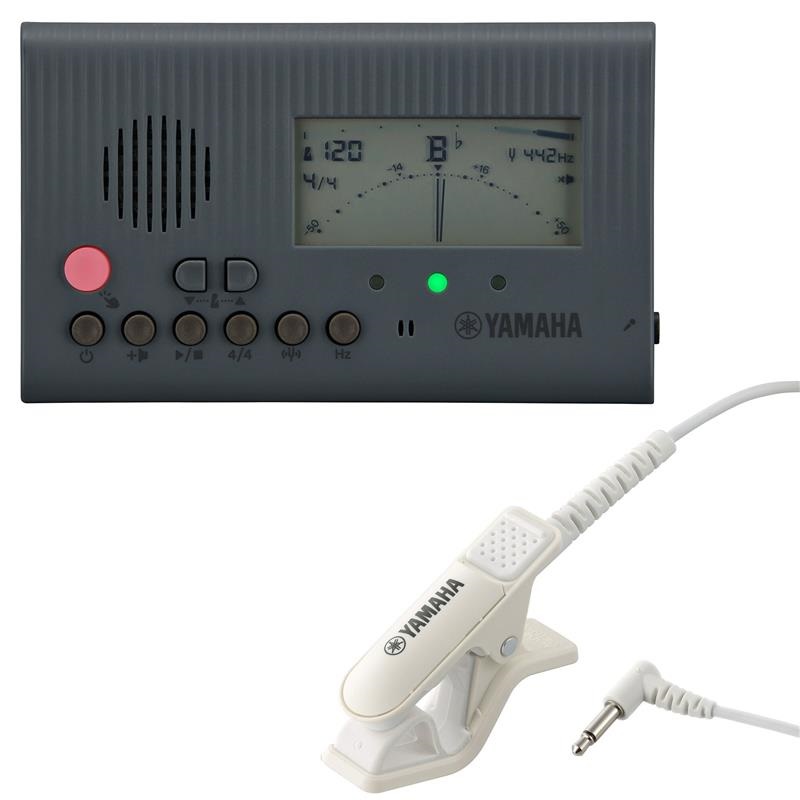 ヤマハ / TDM-600GY チューナー メトロノーム + TM-40IV (アイボリー) チューナー用 マイクロフォンセット 【セットがお買い得!!】の商品画像
