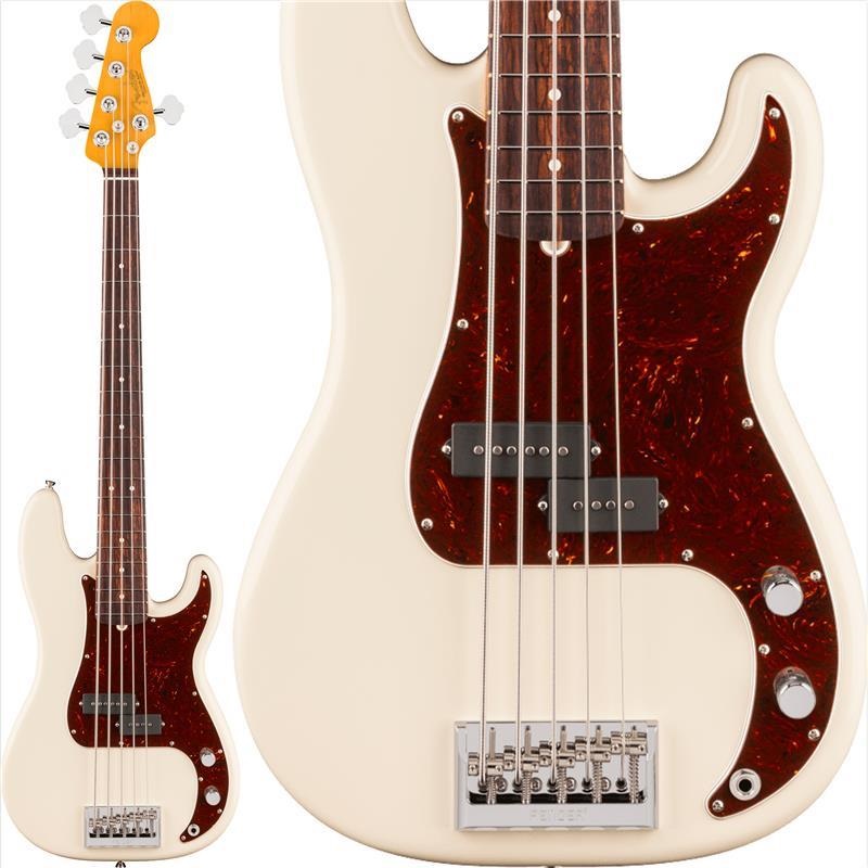 American Professional Precision Bass V (Olympic White/Rosewood) 【2026 Model 購入先着キャンペーン】の商品画像