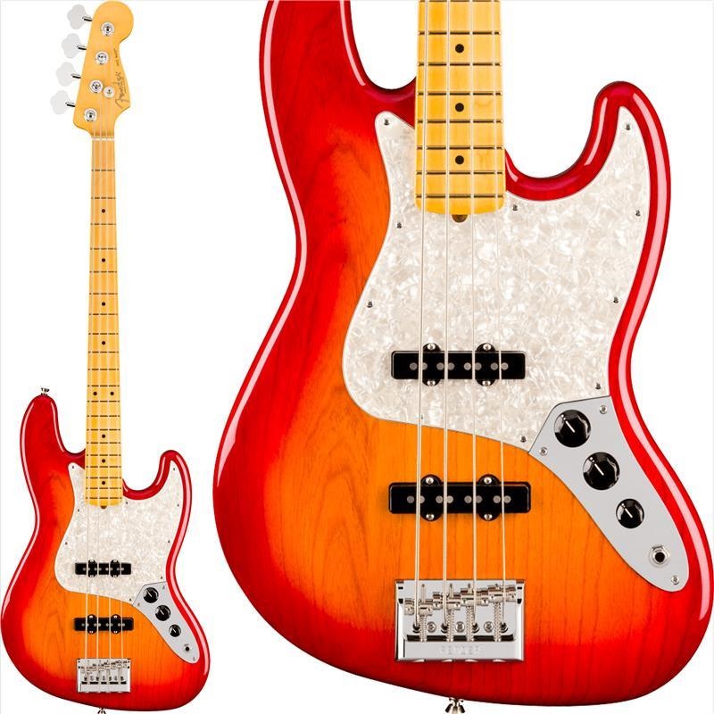 【入荷待ち、ご予約受付中】 American Professional Jazz Bass (Aged Cherry Burst/Maple) 【2026 Model 購入先着キャンペーン】の商品画像