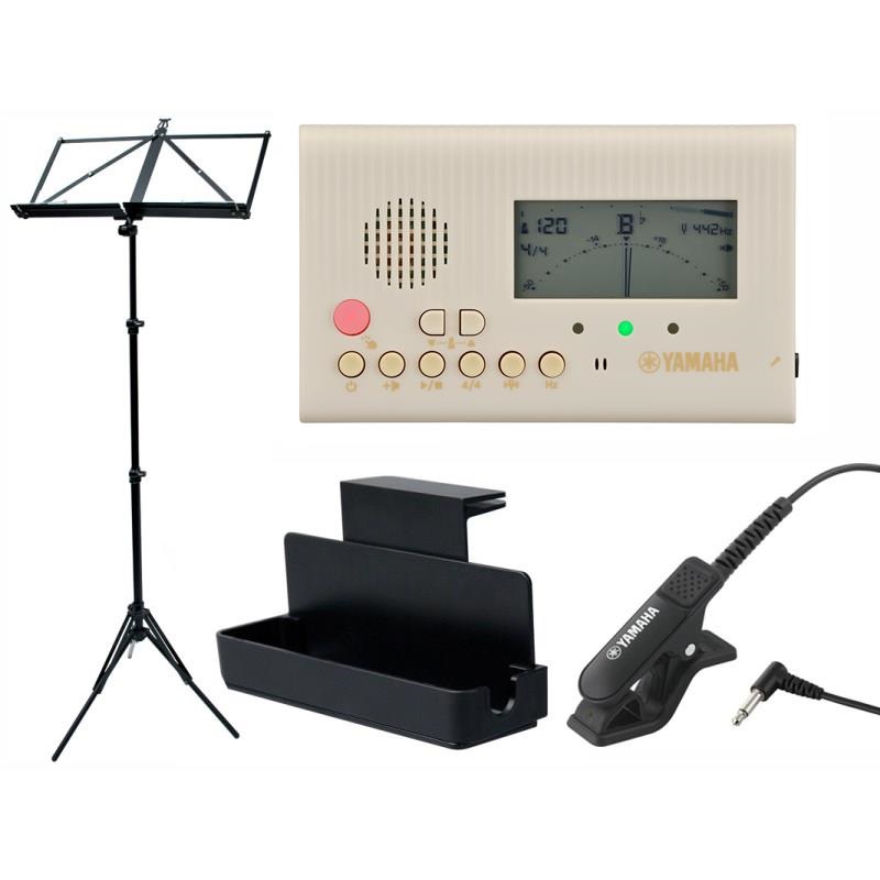 YAMAHA TDM-600BE チューナー メトロノーム 4点セット（TDM-600BE/TM-40BK/MS-RKDX/VIVACE MS-500） 【セットがお買い得!!】の商品画像