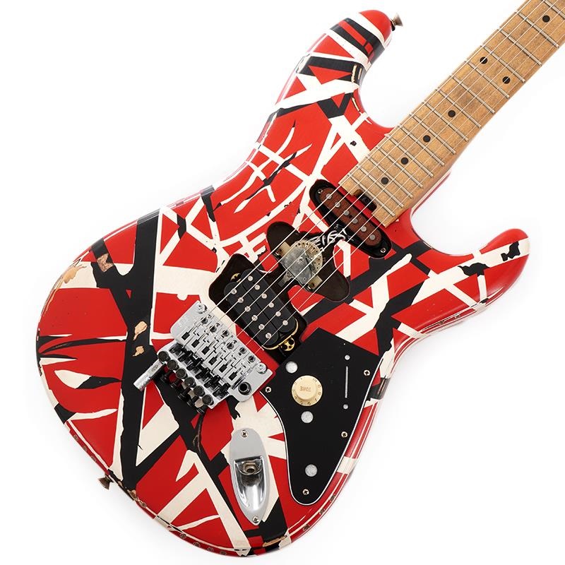 Striped Series Frankenstein Frankie (Red with Black Stripes Relic/Maple)の商品画像