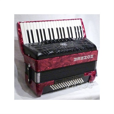 Hohner (アコーディオン専門店・出荷前検品発送)Bravo III 80 RED (カラー：レッド) HOHNER ホーナー アコーディオン 入門向け ピアノ式 37鍵盤 中型 画像2