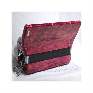 Hohner (アコーディオン専門店・出荷前検品発送)Bravo III 80 RED (カラー：レッド) HOHNER ホーナー アコーディオン 入門向け ピアノ式 37鍵盤 中型 画像3