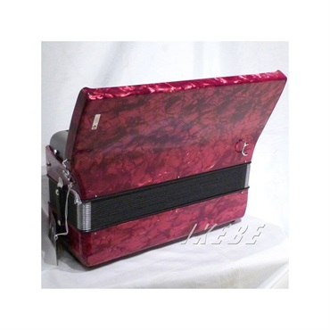 Hohner (アコーディオン専門店・出荷前検品発送)Bravo III 120 RED カラー：レッド HOHNER ホーナー アコーディオン 入門向け ピアノ式 41鍵盤 大型 画像2