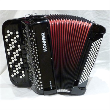 Hohner (アコーディオン専門店・出荷前検品発送)Nova III 96 BLK カラー：ブラック HOHNER ホーナー アコーディオン 入門向け ボタン式 中型 クロマチックアコーディオン・ 画像1