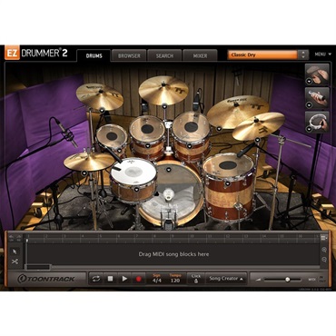 TOONTRACK 【トゥーントラックドラム系スーパーセール！】EZX THE CLASSIC(オンライン納品)(2時間以内に納品) 画像1