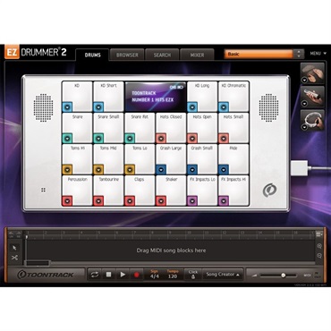 TOONTRACK 【トゥーントラックドラム系スーパーセール！】EZX THE NUMBER 1 HITS 【EZ DRUMMER拡張音源】(オンライン納品)(2時間以内に納品) 画像1