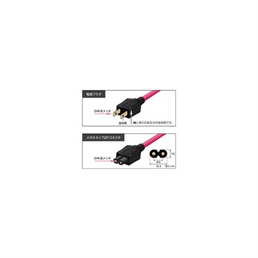audio-technica AT-PC500/2.0 (2.0m)(オーディオテクニカ)(電源ケーブル) 画像2