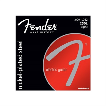 Fender USA 【夏のボーナスセール】 250's Nickel-Plated Steel (250L/09-42) [エレキギター弦] （#0730250403） 画像1