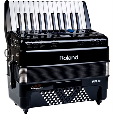 Roland (台数限定・専用キャリングバッグ付) FR-1X BK ブラック ローランド Vアコーディオン ピアノ式 26鍵盤 画像1