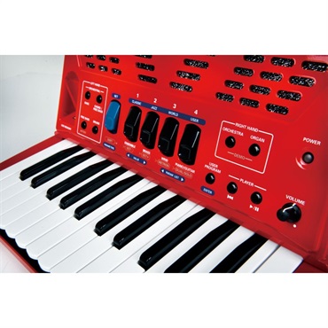 Roland (台数限定・専用キャリングバッグ付)ローランド Vアコーディオン 電子 ピアノ式 26鍵盤 FR-1X RD【カラー：レッド】 画像2