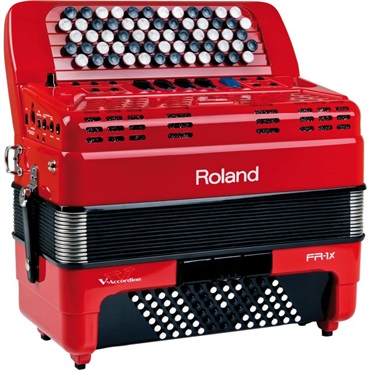 Roland (台数限定・専用キャリングバッグ付)ローランド Vアコーディオン 電子 ボタン式 FR-1Xb RD【カラー：レッド】 画像1