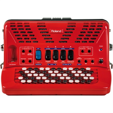 Roland (台数限定・専用キャリングバッグ付)ローランド Vアコーディオン 電子 ボタン式 FR-1Xb RD【カラー：レッド】 画像2