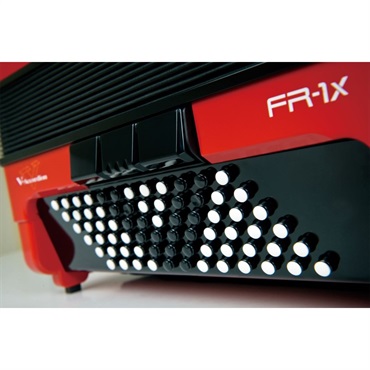 Roland (台数限定・専用キャリングバッグ付)ローランド Vアコーディオン 電子 ボタン式 FR-1Xb RD【カラー：レッド】 画像4