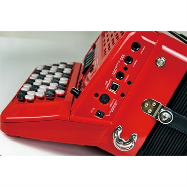 Roland (台数限定・専用キャリングバッグ付)ローランド Vアコーディオン 電子 ボタン式 FR-1Xb RD【カラー：レッド】 画像7