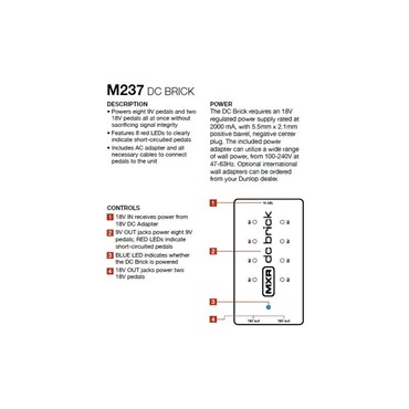 MXR DC Brick Power Supply [M237]（パワーサプライ） 画像5