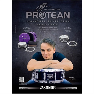 SONOR SSD-14525GHPE [Gavin Harrison Protean Signature snare / 14inch Premium Edition] 画像9