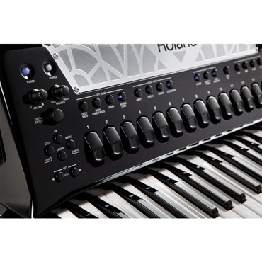 Roland FR-8X BK ローランド ピアノ式 Vアコーディオン 41鍵盤 120ベース 電子アコーディオン 大型 ブラック 画像4