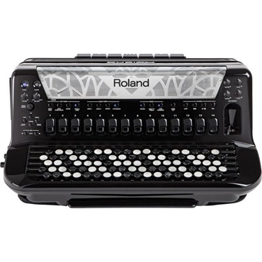 Roland (ボタンアコーディオン奏者育成応援！完全台数限定・高品質モニターヘッドホン付き！)FR-8XB BK ローランド ボタン式 Vアコーディオン 92 ボタン 120ベース 電子 クロマチックアコーディオン 大型 ブラック 画像2