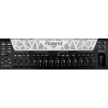 Roland (ボタンアコーディオン奏者育成応援！完全台数限定・高品質モニターヘッドホン付き！)FR-8XB BK ローランド ボタン式 Vアコーディオン 92 ボタン 120ベース 電子 クロマチックアコーディオン 大型 ブラック 画像6