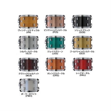 YAMAHA Absolute Hybrid Maple 3pc Drum Set [AMB1814 ＋ AMF1413 ＋ AMT1208] 【BD18、FT14、TT12/カラー：レッドオータム（RAU）】 【お取り寄せ品】 画像5