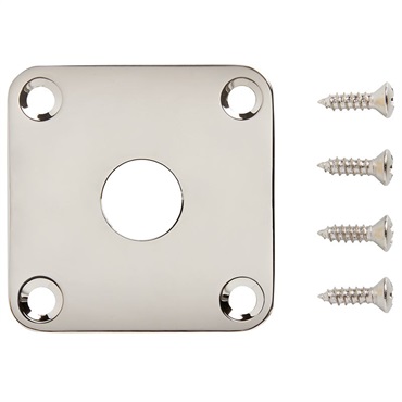 Gibson Metal Jack Plate (Nickel) [PRJP-040] 画像1