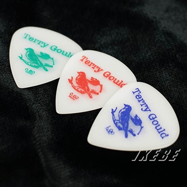 PICK BOY Terry Gould Sand Grip GUITAR PICK (WHITE/ティアドロップ型) [0.60mm] 画像1