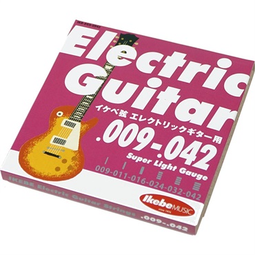 Ikebe Original Electric Guitar Strings イケベ弦 エレキギター用 009-042 [Super Light Gauge/IKB-EGS-0942] 画像1