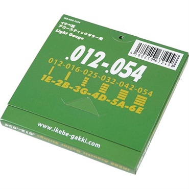 Ikebe Original Acoustic Guitar Strings イケベ弦 アコースティックギター用 012-054 [Light Gauge/IKB-AGS-1254] ×3セット 画像2