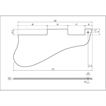 Montreux Time Machine Collection 59 335 pickguard relic [390] 画像1