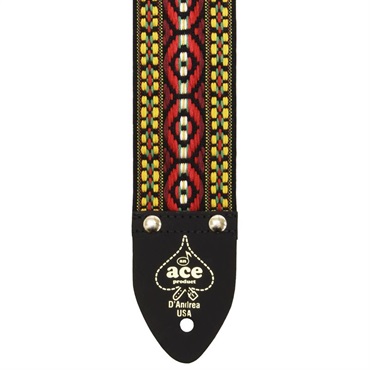 D'andrea Ace Guitar Straps ACE-4 (Bohemian Red) 画像2