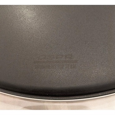 DRUMMERS TOP TEAM Drummers Top Team x ASPR バスドラムフロントヘッド（22インチ：ブラック・リングミュート有り）[DTTBD22R-BK] 画像1