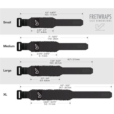 Gruv Gear FretWraps FW-1PK-XL （Black/Extra Large） 画像2
