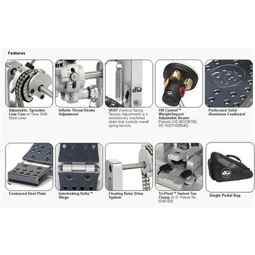 dw DWCPMCD [Machined Chain Drive / Single Bass Drum Pedals] 【正規輸入品/5年保証】 画像1