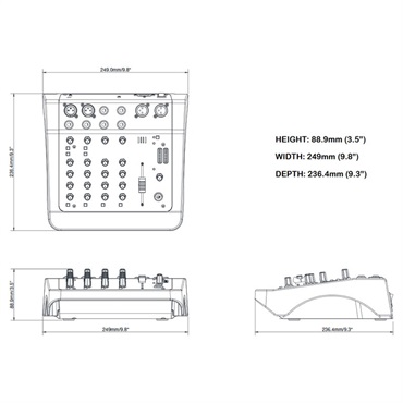 ALLEN&HEATH ZED-6 【6chアナログミキサー】(アレンアンドヒース) 画像10