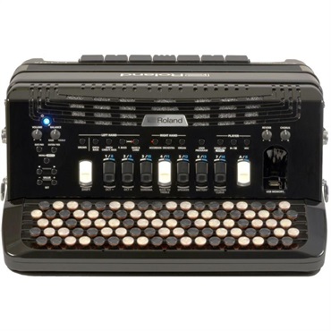 Roland (台数限定・純正リュック型ソフトケース付き) FR-4Xb BK ローランド ブラック Vアコーディオン 電子 クロマチックアコーディオン ボタン式 中型 画像7