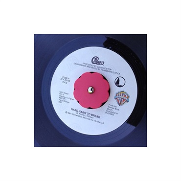 stokyo Plastic 45RPM Flower-Power Adapters Black (1袋2個入り) (ドーナツ盤 EPアダプター) 画像2