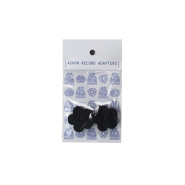 stokyo Plastic 45RPM Doughboy Adapters Black (1袋2個入り) (ドーナツ盤 EPアダプター) 画像1