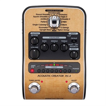 ZOOM AC-2 [Pre-Amp & Effects for Acoustic Guitar] ズーム 画像1