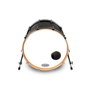 EVANS BD18RGCW [EQ3 Resonant Coated White 18 / Bass Drum]【1ply ， 6.5mil + 10mil ring】【お取り寄せ品】 画像1
