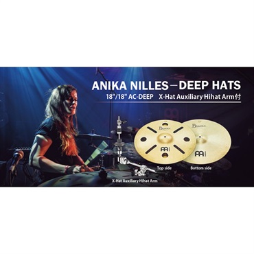 MEINL Artist Concept Model - Deep Hats 18/18 - Anika Nilles [AC-DEEP] 【お取り寄せ品】 画像2