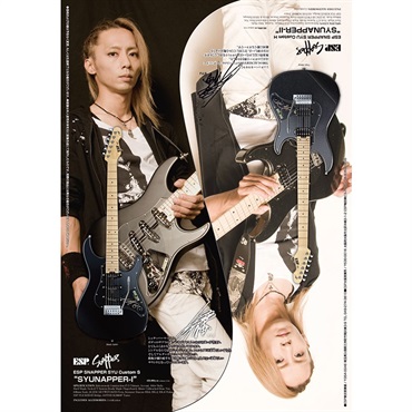 ESP SNAPPER SYU Custom S SYUNAPPER-I (Black Satin) [GALNERYUS Syu Model] 【受注生産品】 画像1