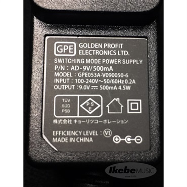 キョーリツ 9V ADAPTOR　[AD-9V/500ｍA] 画像2