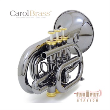 CAROL BRASS キャロルブラス / N3000 BLK GB 【Bb ポケット トランペット 】【出荷前調整で安心】 画像3