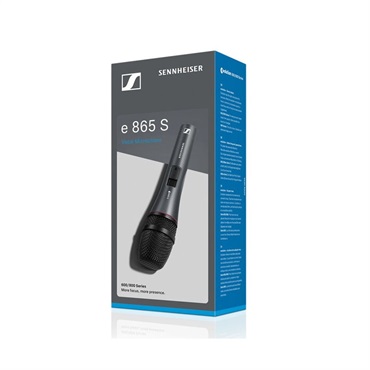 SENNHEISER e865s (コンデンサーマイク・スーパーカーディオイド)(E 865-S)(e 865 S)(ゼンハイザー)(国内正規品・2年間保証)(スイッチ付き) 画像1