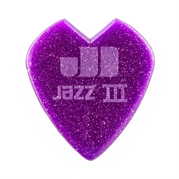Dunlop (Jim Dunlop) 47RKH3NPS KIRK HAMMETT JAZZ III PICK PURPLE SPARKLE (1.38mm) 画像1
